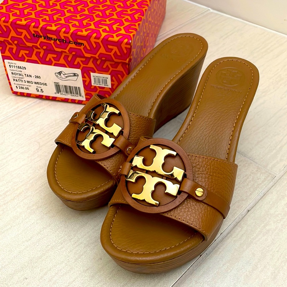 Like new Tory wedges. Worn once.